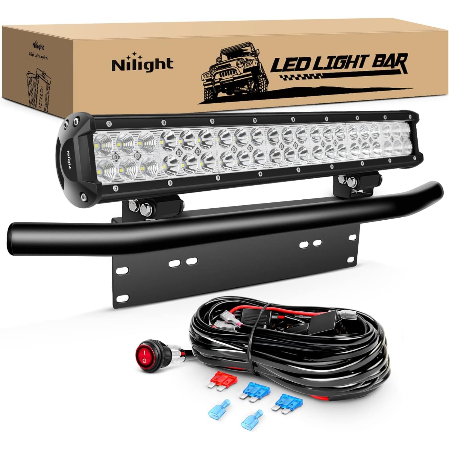 Flood Tray Table - 닐라이트 20인치 126W LED 라이트 바