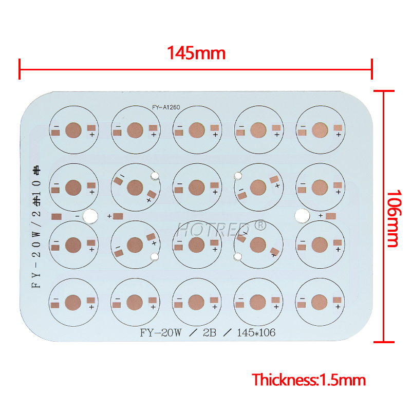 LED 알루미늄 PCB 기판 베이스 플레이트 1W 3W - Flood Tray Table 리뷰 및 가격