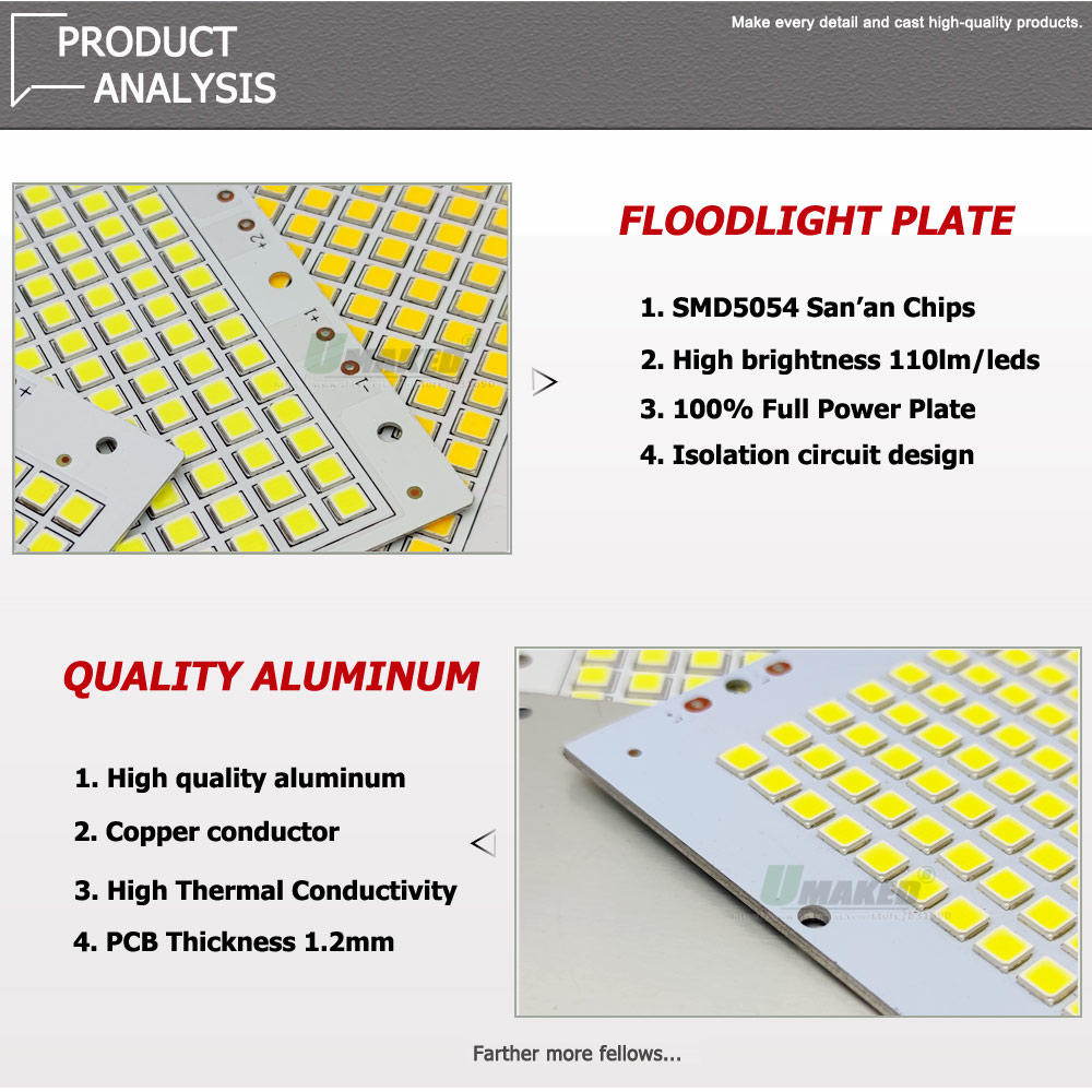 LED PCB SMD5054 투광 조명 알루미늄 플레이 - Flood Tray Table 리뷰 및 가격
