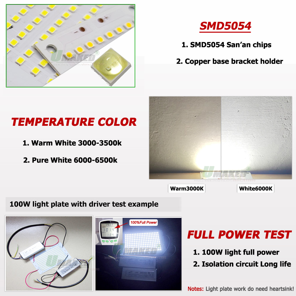 LED PCB SMD5054 투광 조명 알루미늄 플레이 - Flood Tray Table 리뷰 및 가격