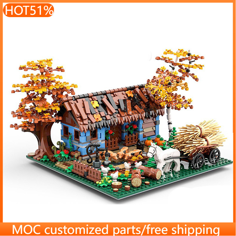 1120 PCS 도시형 오래된 농가 MOC 맞춤형 모듈 - Urban Farming Technology 리뷰 및 가격