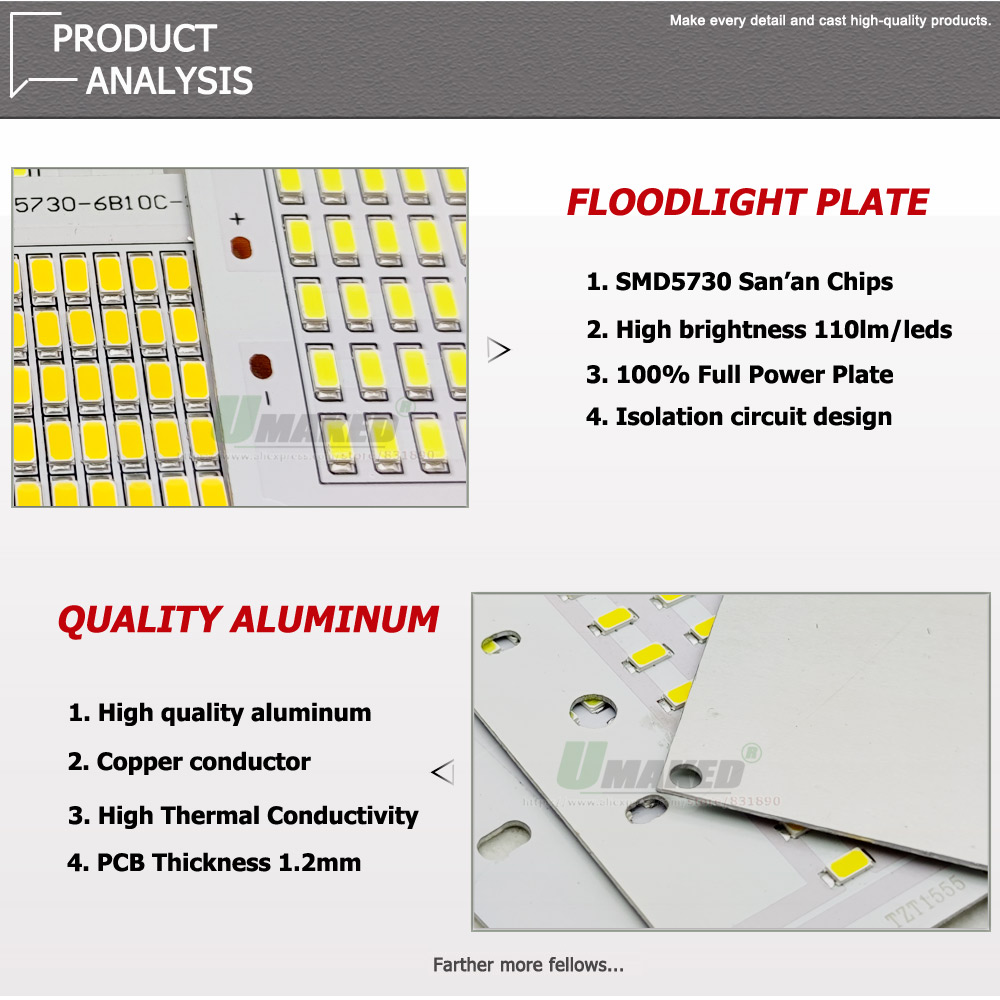 50W LED PCB + 드라이버 투광 조명 플레이트  - Flood Tray Table 리뷰 및 가격